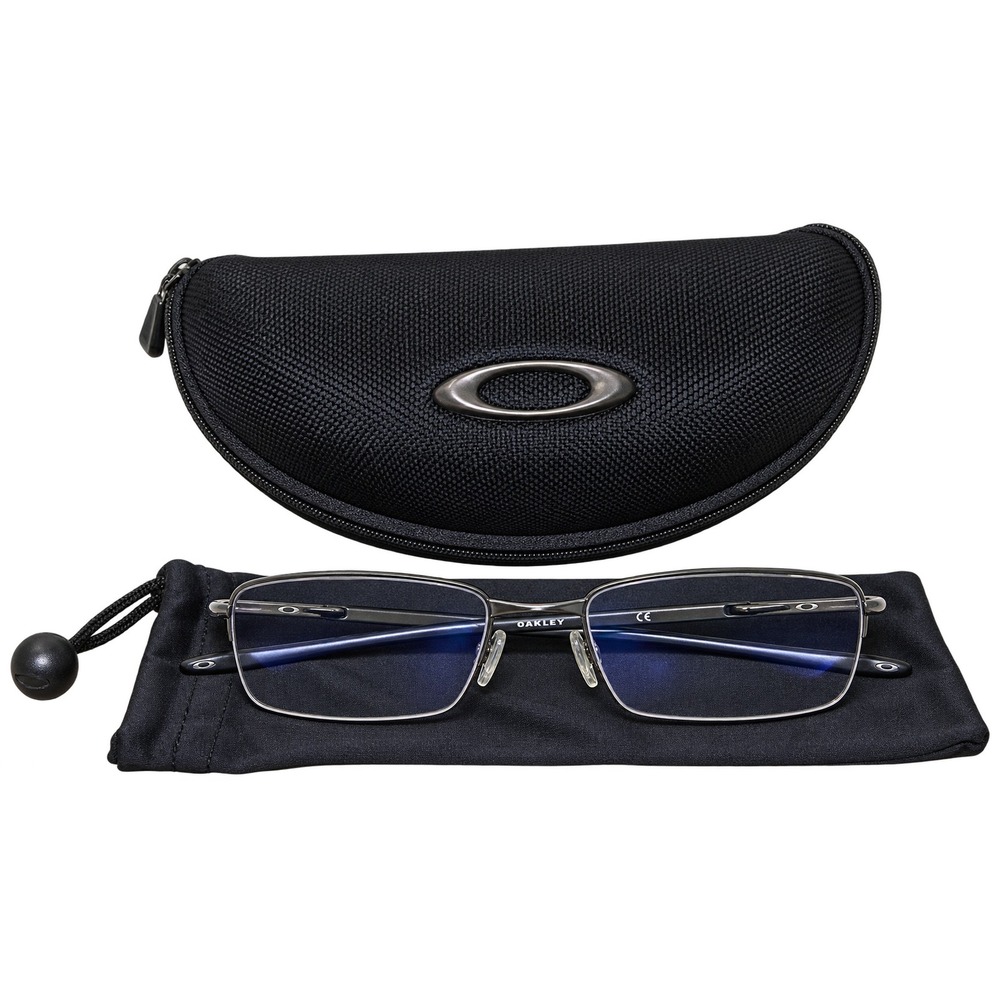 Oakley Rhinochaser Reading Eyeglass Frames Men 1.25 Power Cement Grey